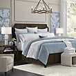 Frontgate Rumi Velvet Quilted Bedding Cotton Sateen Back