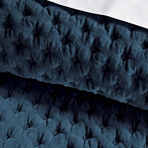 Frontgate Rumi Velvet Quilted Bedding Cotton Sateen Back