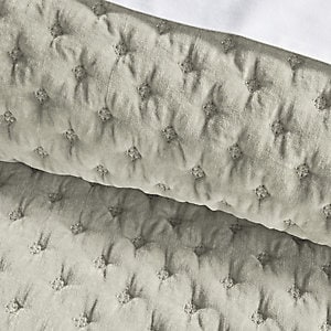 Frontgate Rumi Velvet Quilted Bedding Cotton Sateen Back