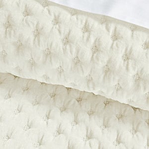 Frontgate Rumi Velvet Quilted Bedding Cotton Sateen Back