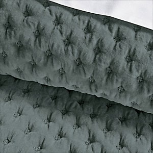 Frontgate Rumi Velvet Quilted Bedding Cotton Sateen Back