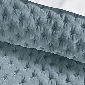 Frontgate Rumi Velvet Quilted Bedding Cotton Sateen Back