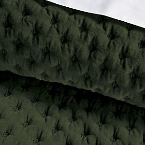 Frontgate Rumi Velvet Quilted Bedding Cotton Sateen Back
